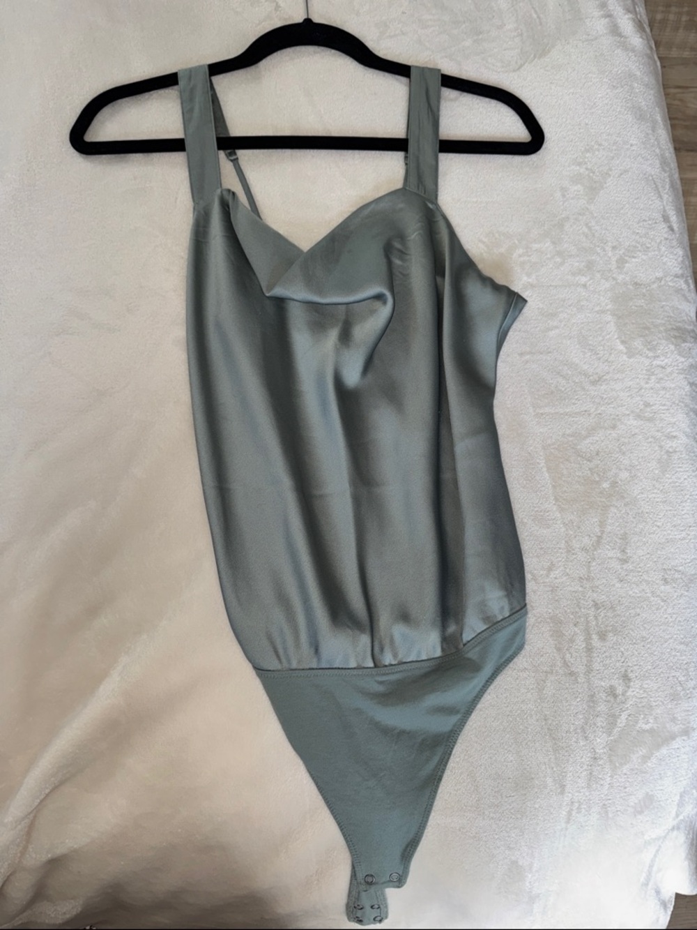 Abercrombie & Fitch Bodysuit in Sage Green
